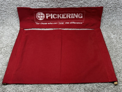 Vintage RED Gold Medal Directors Chair Seat Back Replacement Canvas PICKERING