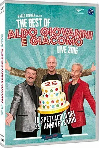 Dvd THE BEST OF ALDO GIOVANNI E GIACOMO LIVE 2016 25 ANNIVERSARIO nuovo