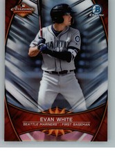 2019 Bowman Chrome Arizona Fall League AFL Stars EW Evan White - Mariners