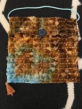 Handmade Vintage 8 x8 Simple Velvet Evening Bag