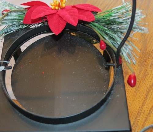 NWT Ashland Christmas Candle Collection Glass And Metal Candle Lantern - Picture 9 of 9