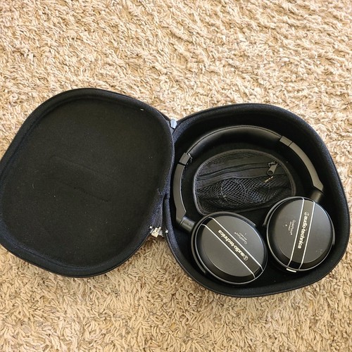 Audio-Technica QuietPoint Active Noise Canceling Headphones - Black (ATH-ANC27)