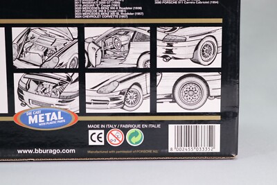 Burago 1/18 Porsche GT3 Cup 76 Maroc 2006 – Collection Or 3335 – Occasion Comme Neuve