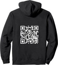 QR Scan Code Funny F You Pullover Hoodie