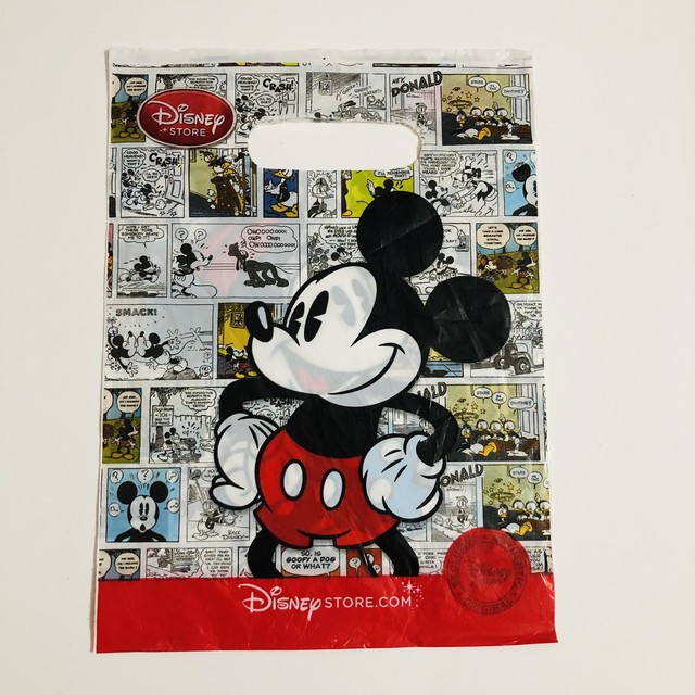 Disney Store Plastic Shopping Bag Mickey & Minnie Mouse Collectible eBay