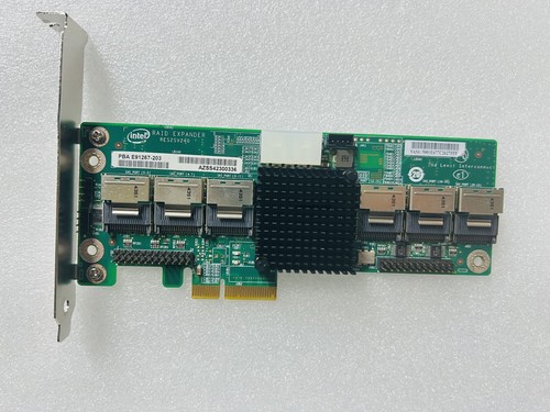 Intel RES2SV240 24port 6G 6Gbps SATA SAS Expander Server Adapter RAID CARD - 第 2/6 張圖片