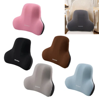 FASHION-HOME-UK Memory Foam Lumbar Back Support Cushion Seat Chair Pillow For Office / Car Chair