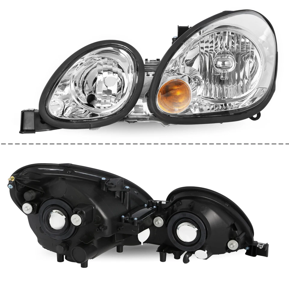 Pares de faros para proyector cromados halógenos cromados Lexus GS300 GS400 GS430 1998-2005 Foto 3 de 4
