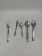 Oneida CAMLYNN 5 piece Serving Accessories Pieces Slotted Spoon, Meat Fork,