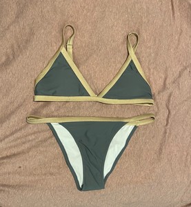 gold bikini set