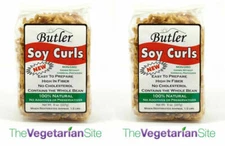 FREE PRIORITY MAIL Butler Soy Curls 2-PACK Vegan Meat Substitute, vegetarian