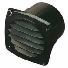 Sea-Dog 337425 Injected Molded ABS Hose Thru Vent Black 4"