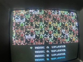 Double Dragon Nintendo Nes BRAZIL Falcon Soft Video Game Black NOT WORKING