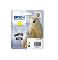 Original Epson 26 T2614 Gelb EisbäR XP-510 XP-520 XP-600 XP-605 610 615 O.V.
