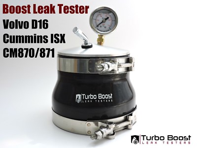 VOLVO TRUCK Turbo Boost Leak Tester- D16 CUMMINS ISX 15 CM870 871- 6061 ALUMINUM