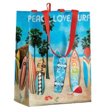 Beach Surf Ocean Theme Tote Grocery Bag - 28274