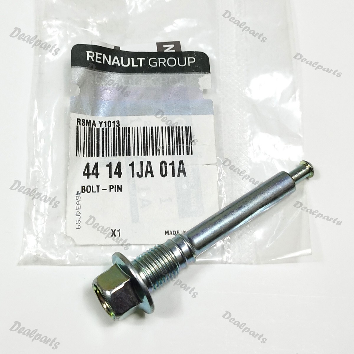 Genuine Nissan/Renault Rear Caliper Slide Pin, 44141-JA01A, for