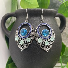 2.5  Silver-tone Earring Set Bohemian Retro Drop Dangle New Free Ship B1765
