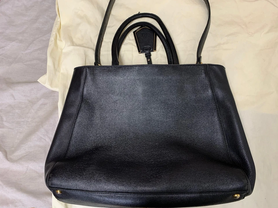 Fendi 2Jours Black Tote Bag Ladies Women's Designer Luxury Handbag - Image 4 of 4