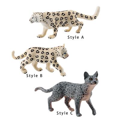 Leoparden Figur Leopard Tierfiguren Schneeleopard Spielset Modell
