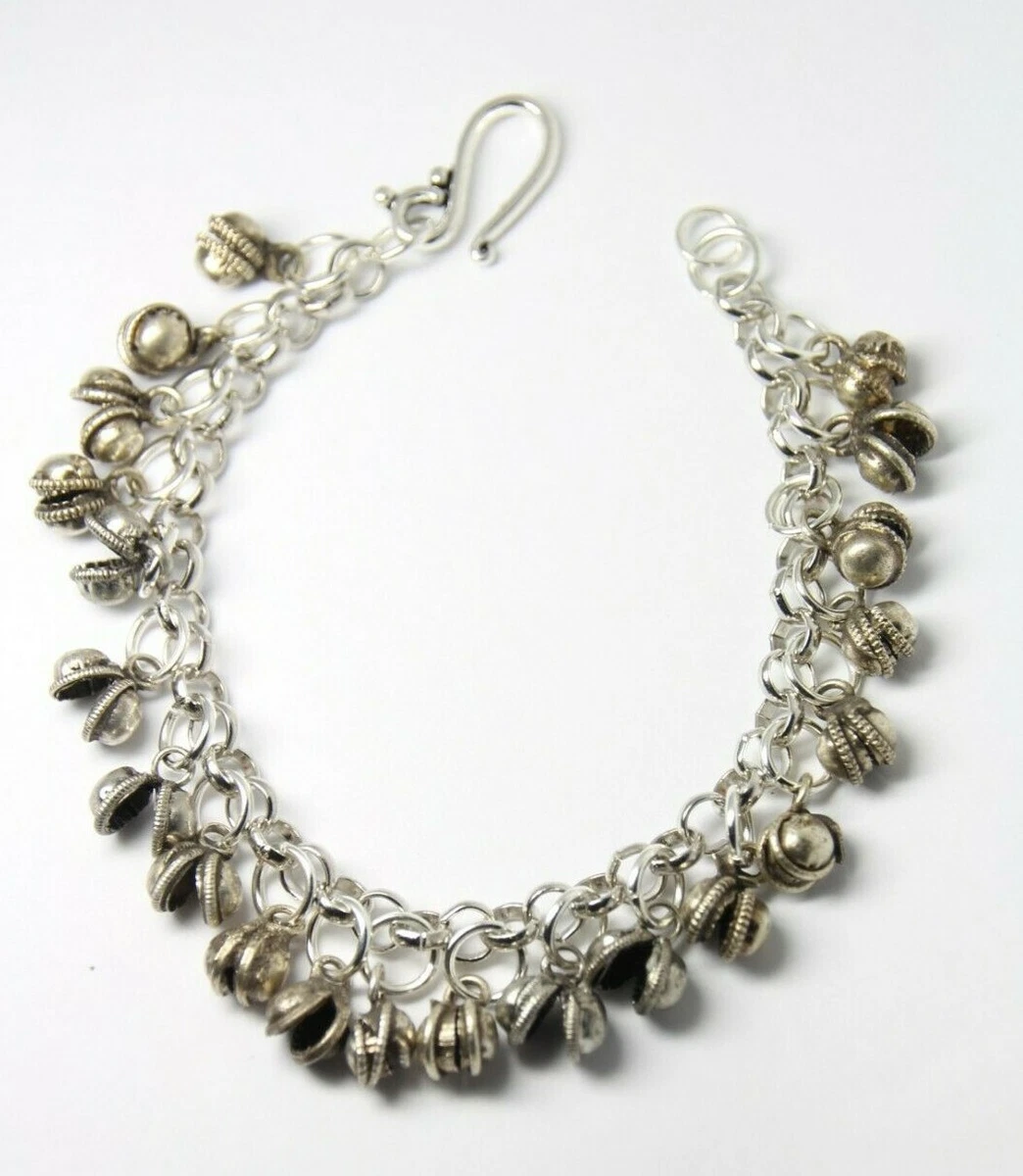 Charm bracelet sale in silver brass
