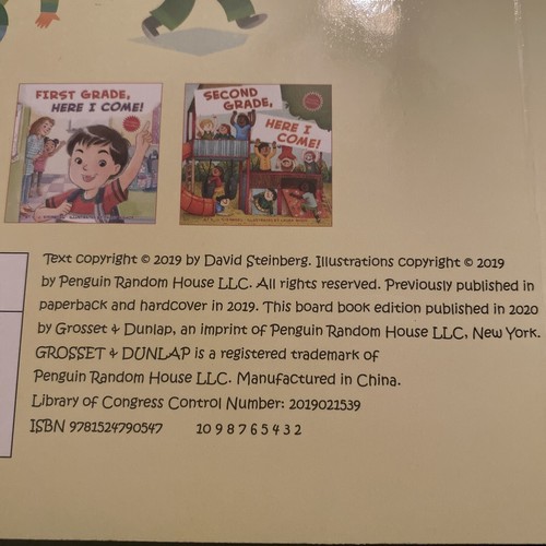 Preschool, Here I Come! Paperback By Steinberg, David J  VERY GOOD - Picture 3 of 7