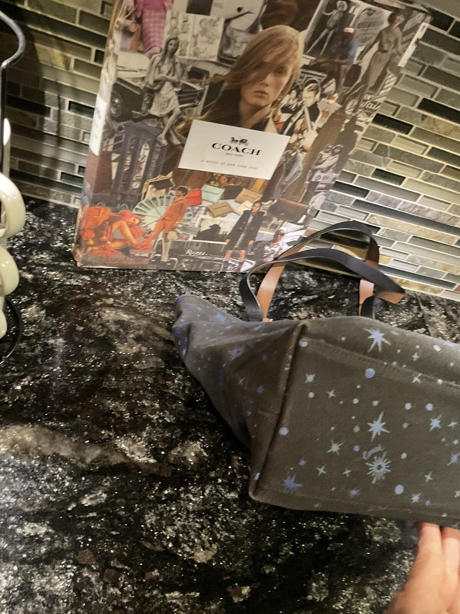 Coach X Star Wars Galaxy Starry Scroll Canvas Tote Bag 88038 | eBay