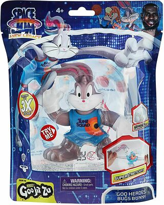 New HEROES of GOO JIT ZU Space Jam A New Legacy Bugs Bunny Super Stretchy