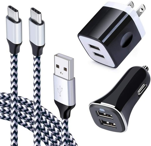 TYPE-C / 2.4 AMPS HEAVY GUAGE 10 FT LONG CABLE -SAMSUNG PHONES- CHOOSE COLOR