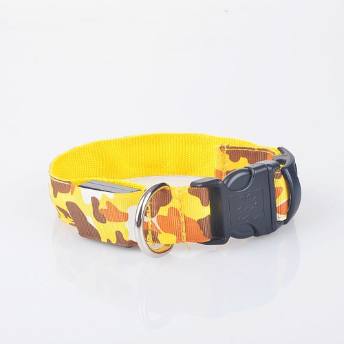 LED Glow Collar Dog Puppy Pet Flashing Light Safety Glow In The Dark FAST POST - Picture 51 of 81