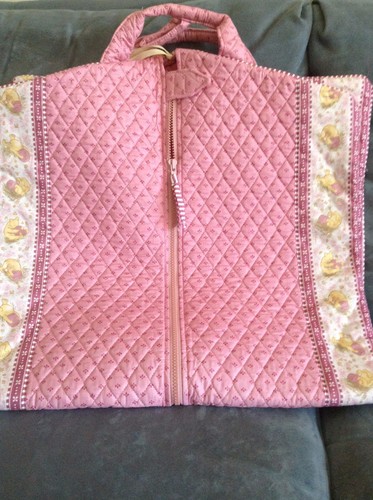 VERA BRADLEY RASPBERRY POOH PINK CHILD'S GARMENT BAG - SUPER RARE - READ 
