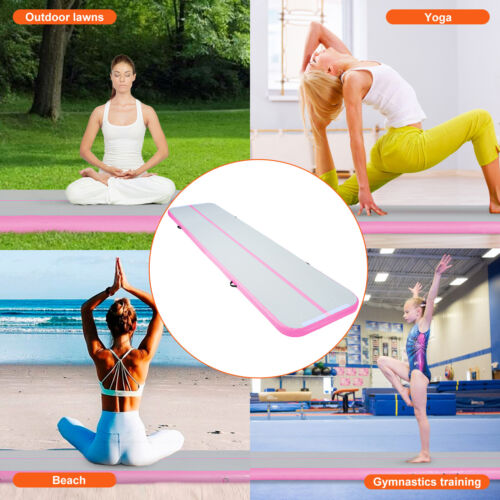 13FT Air Track Inflatable Training Tumbling Gymnastics Gym Mat with Pump - Picture 6 of 12