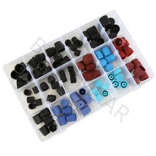 Tapa antipolvo núcleo válvula lateral alto bajo R134a R12 aire acondicionado coche para reparación de aire acondicionado