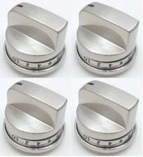 4 X EBZ37189609 - Burner Knob 4 Pack for LG Ranges