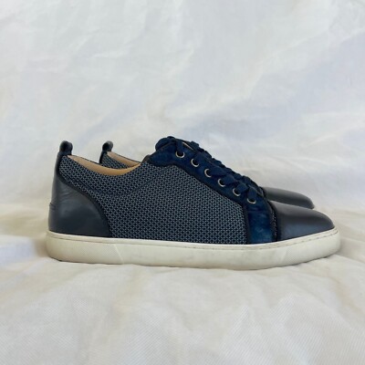 Christian Louboutin Rantulow Canvas, Leder Wildleder Sneaker