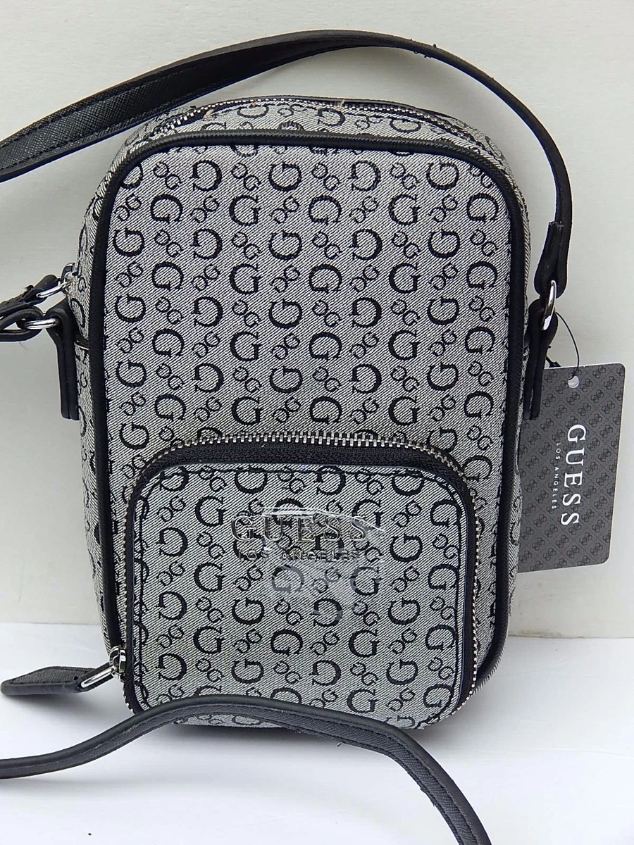 GUESS EL DORADO CAMERA CROSSBODY SHOULDER X-BODY BAG BLACK AUTHENTIC NEW