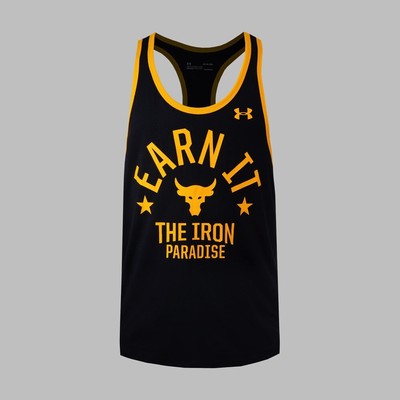 the rock earn it tank top