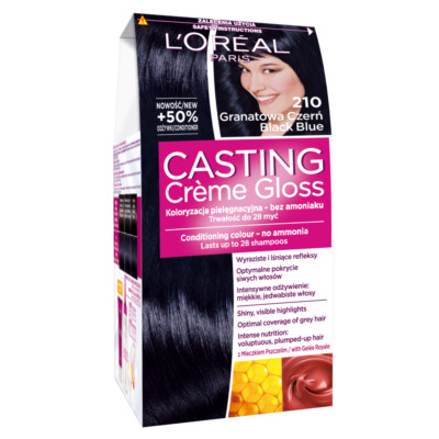 L'Oreal Paris Casting Creme Gloss Haarfarbe 210 Granatapfel Schwarz