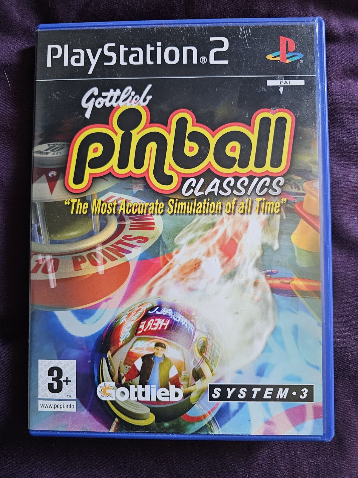 Gottlieb Pinball Classics - Playstation 2 PS2 PAL Game - Complete with manual