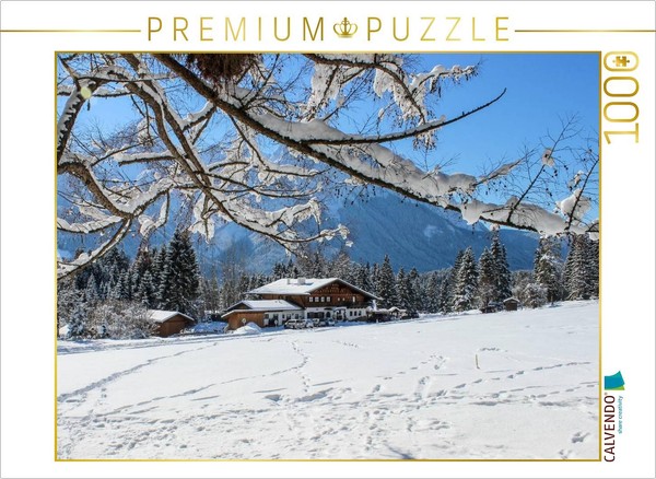 Calvendo Puzzle Merry Christmas | 1000 Pieces, Finished Size 25.2 × 18.9 In (64-image