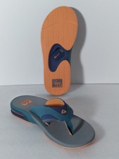 Reef Sandals Men's 8 Fanning Limited Hydro Multi Bottle Opener Flip Flop Coral