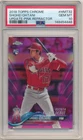SHOHEI OHTANI 2018 TOPPS CHROME UPDATE #HMT32 RC PINK REFRACTOR PSA 10 GEM MINT