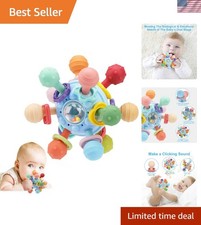 Montessori Baby Sensory Teether Toy for 0-18 - Safe  Engaging Design