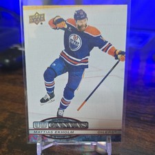 Upper Deck 2025-26 Series 1 Mattias Ekholm Oilers #C-53 UD Canvas Insert