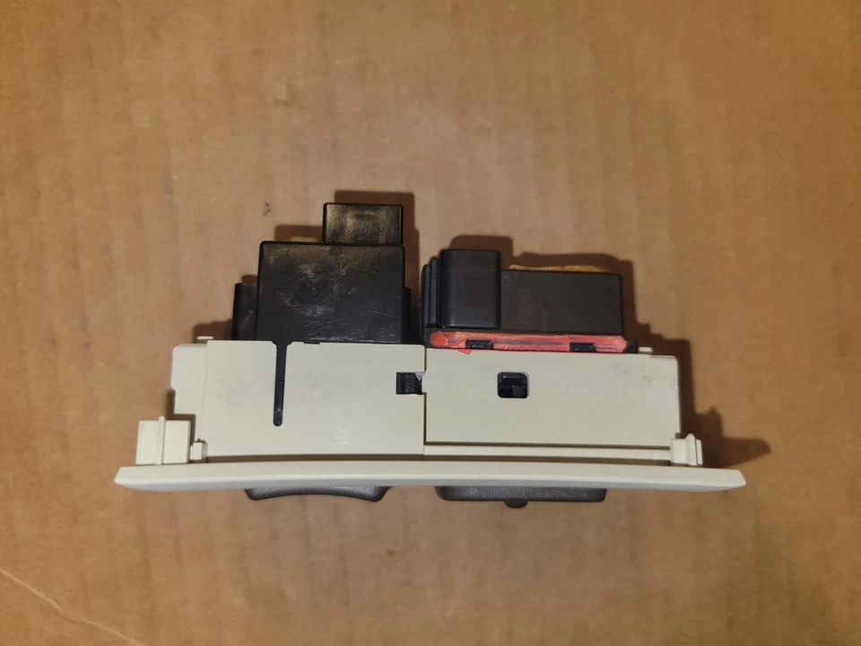 2001-2006 LEXUS LS430 CONJUNTO DE INTERRUPTOR DE ESPELHO SEM SENSOR DE ESTACIONAMENTO BOTÃO LUZ TAN - Imagem 4 de 4