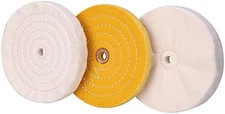8 Inch Buffing Polishing Wheels for Bench Grinder Buffer with 5/8" Arbor Hole Wh