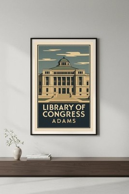 Library of Congress Poster   Premium Art Print 16x24   