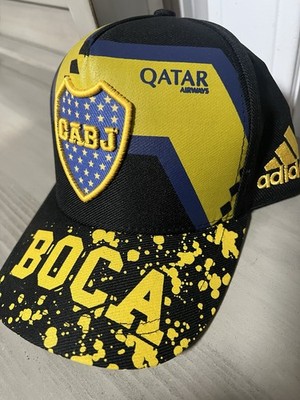 Boca Juniors Hat QATAR airways Strapback CABJ Adidas Futbol Soccer Made In Brazi