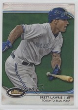2012 Topps Finest Green Refractor 70/199 Brett Lawrie #65 1i3