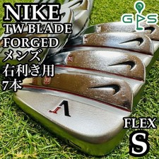 NIKE TW BLADE FORGED Tiger Woods Men's Iron Set 7pcs S Flex Steel Japan